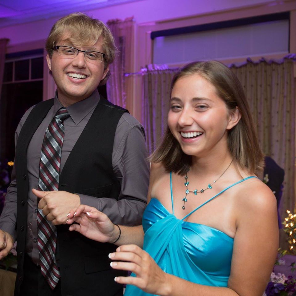 AJ Drausal and his sister